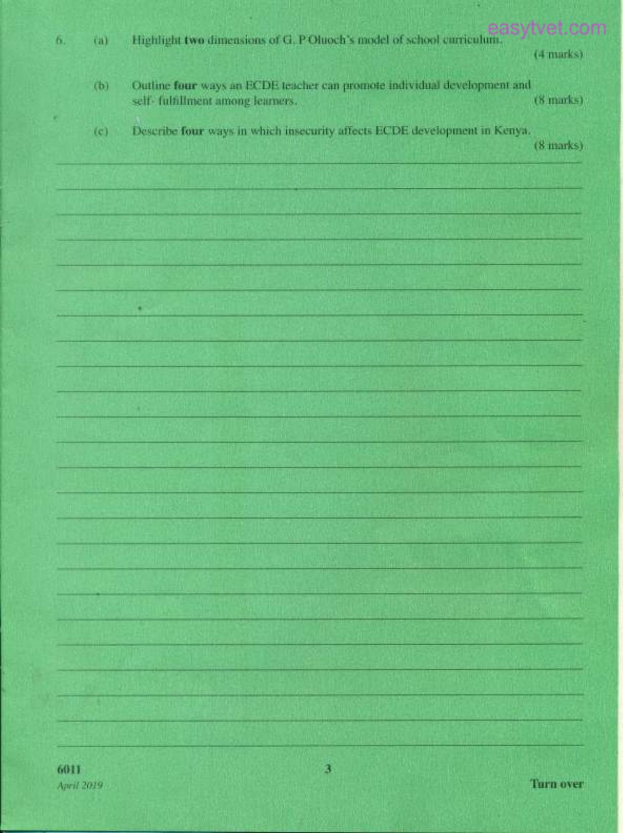 Foundations of Ecde and Curriculum Development (2019) — page 3 of 3
