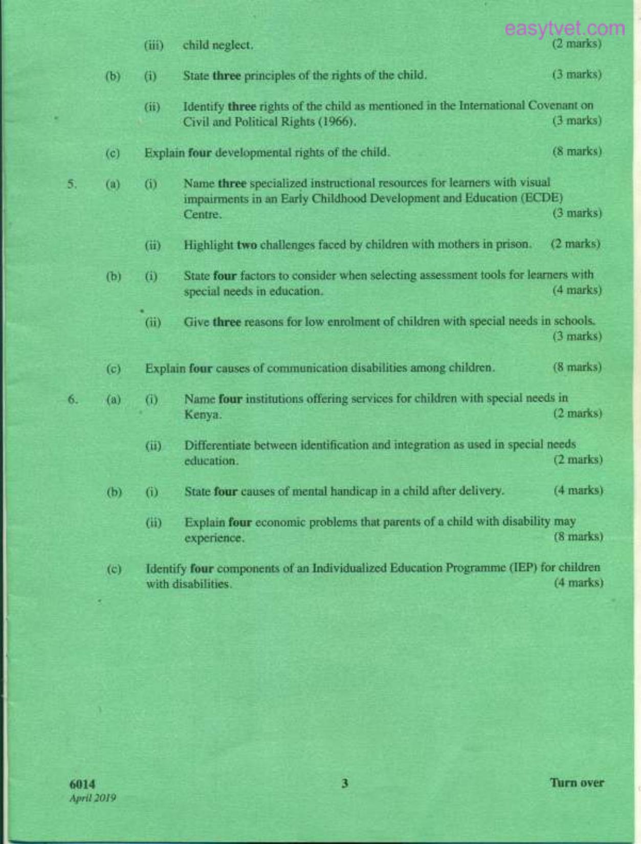 Health, Nutrition and Child Rights (2009) — page 3 of 3
