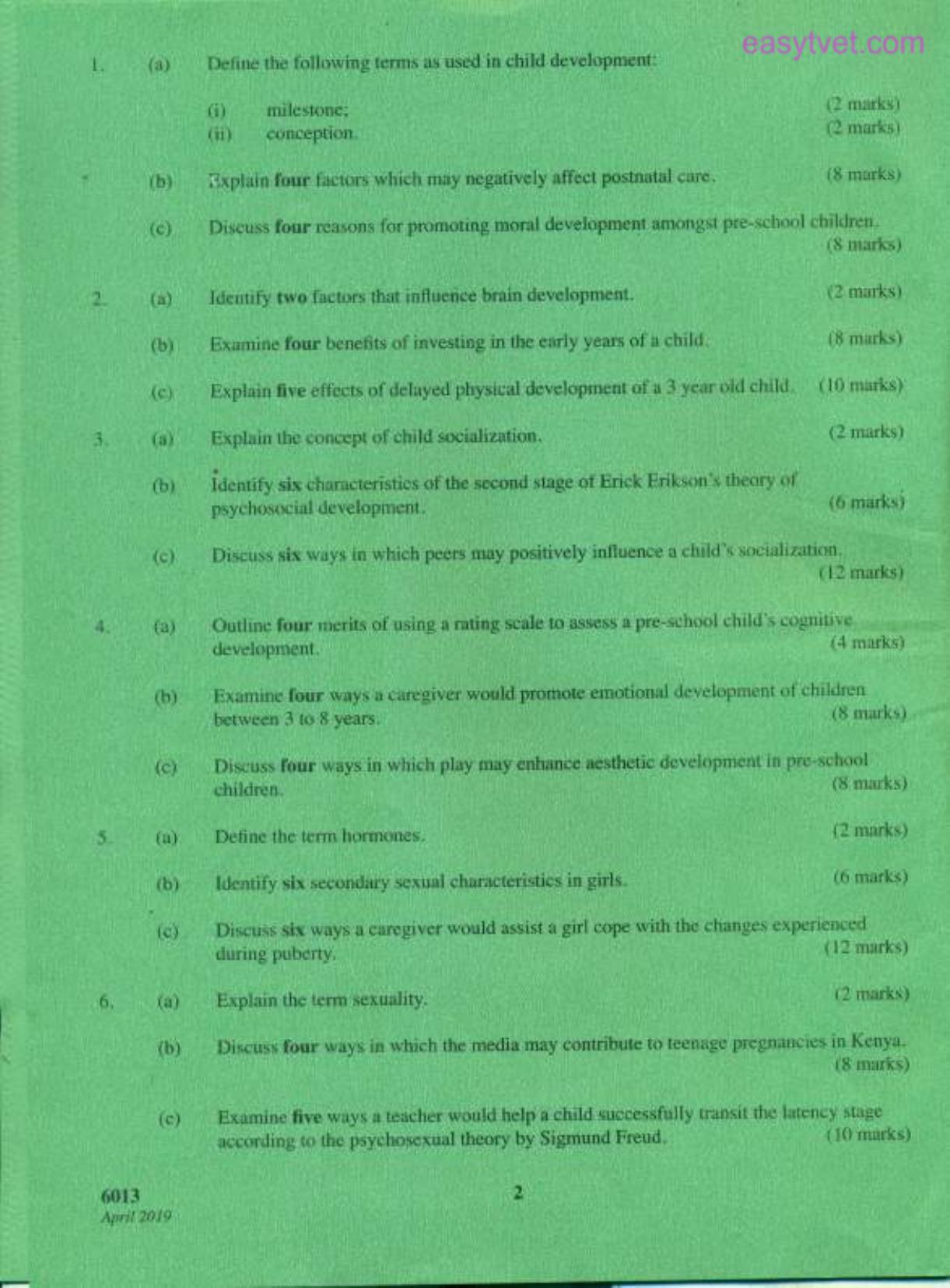 Child Development (2019) — page 2 of 2
