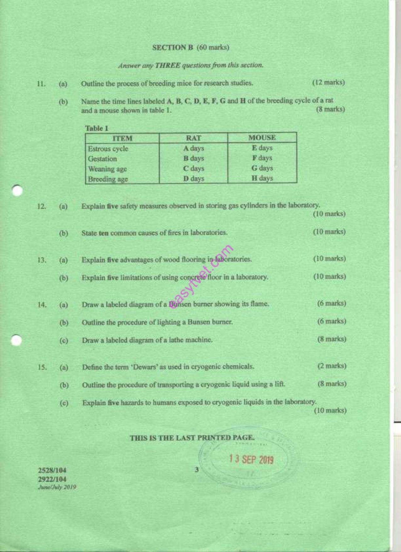 Environmental Laboratory Practice (2019) — page 3 of 3