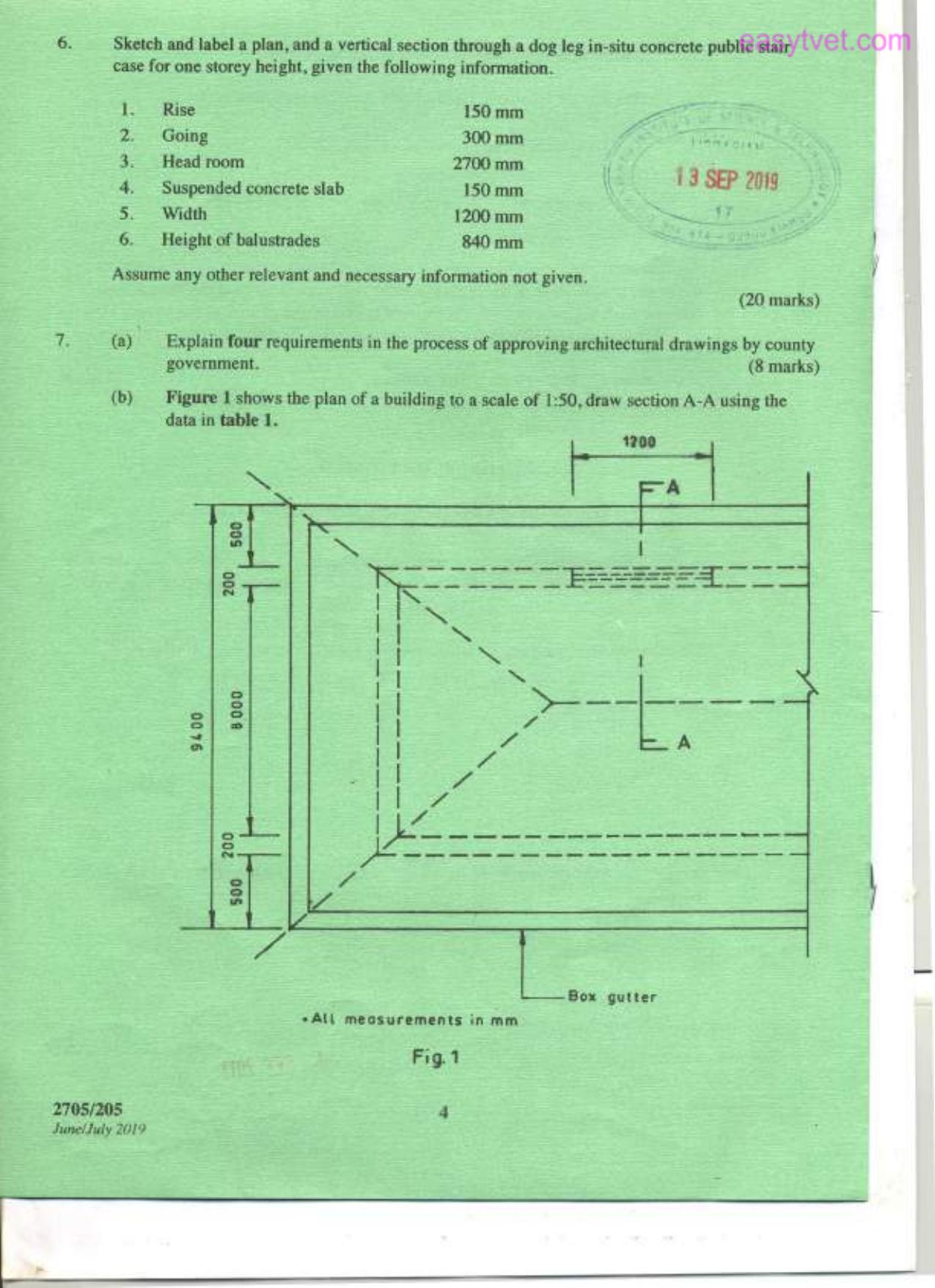 Building Construction 11 and Drawing 1 (2019) — page 4 of 5