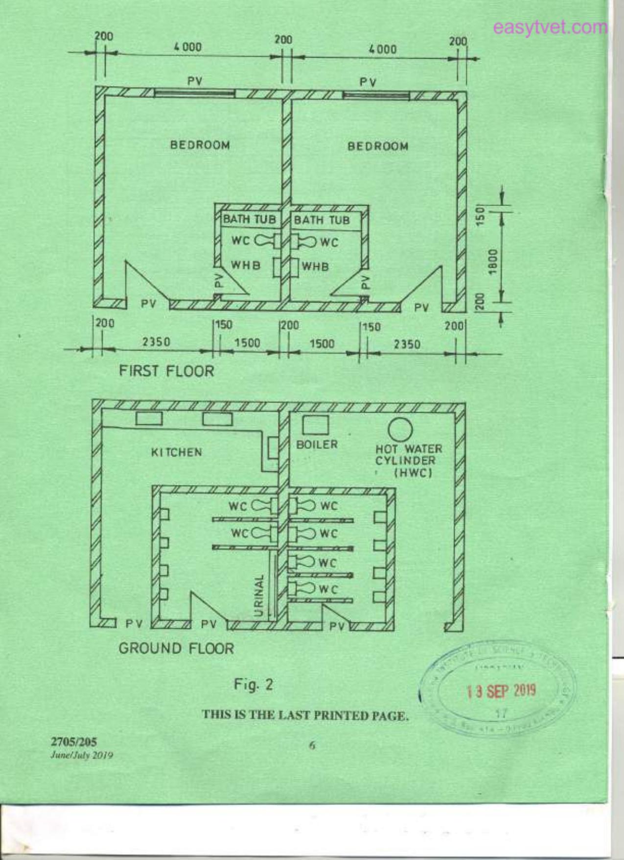 Building Construction 11 and Drawing 1 (2019) — page 5 of 5
