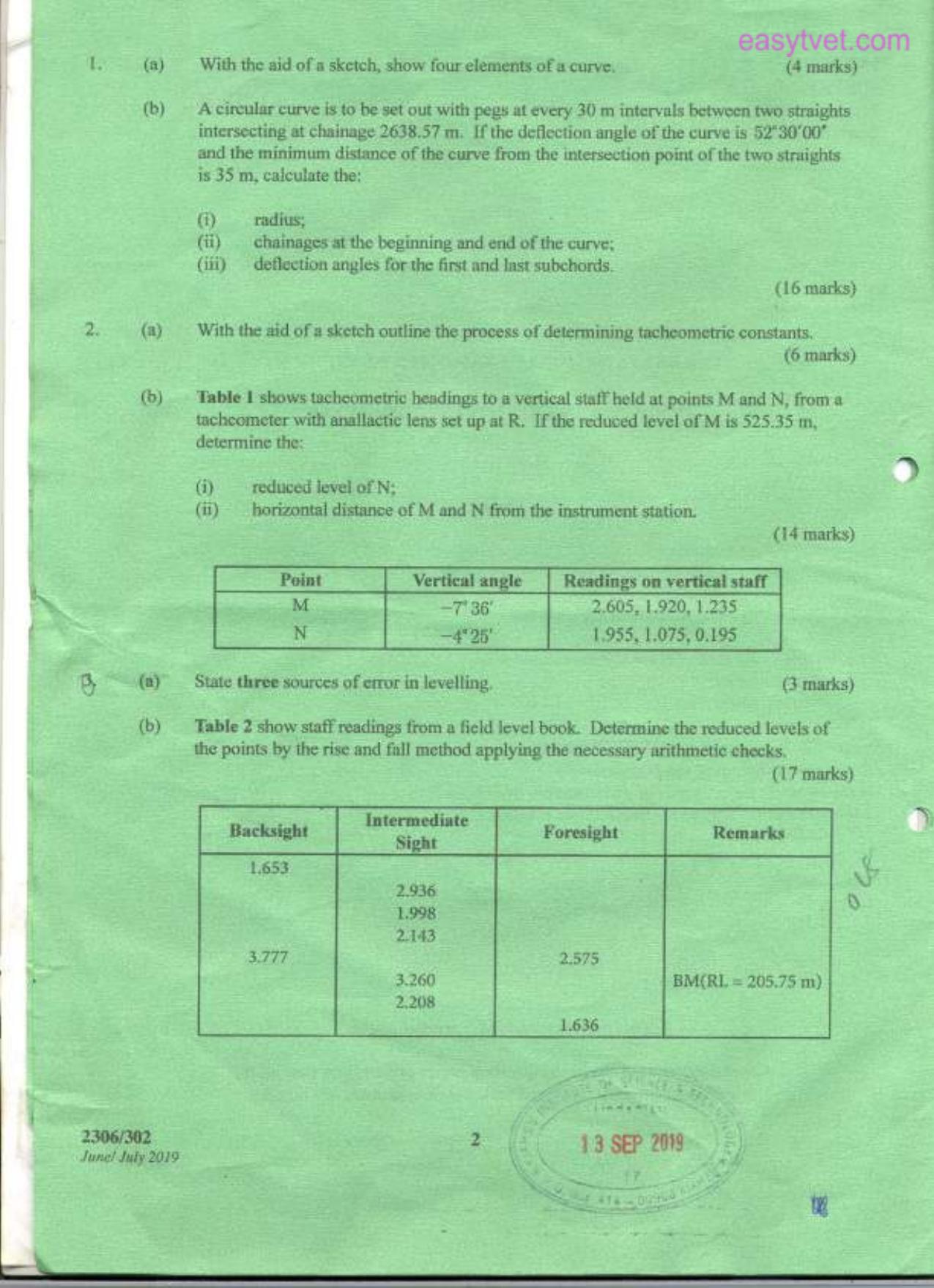 Surveying (2019) — page 2 of 5