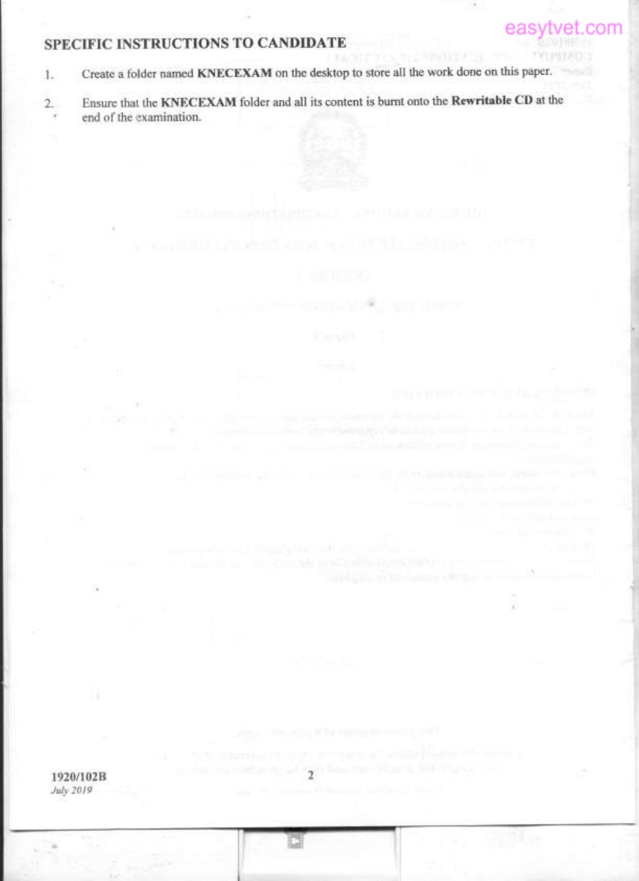 Computer Applications (practical (2019) — page 2 of 8