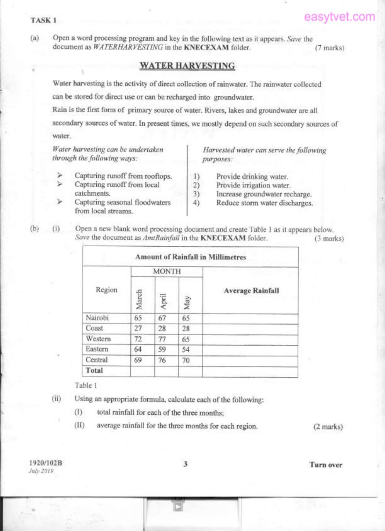 Computer Applications (practical (2019) — page 3 of 8
