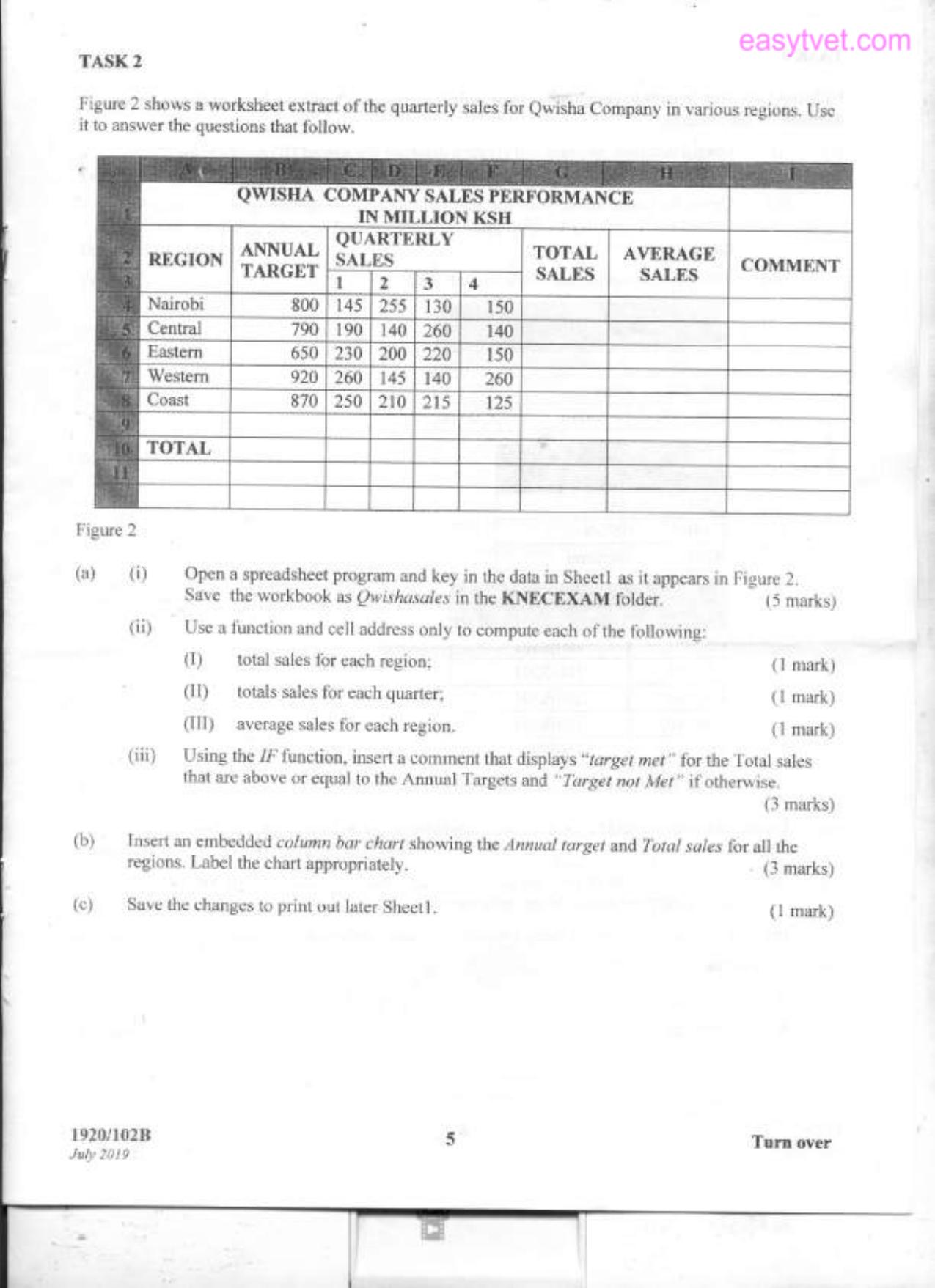 Computer Applications (practical (2019) — page 5 of 8