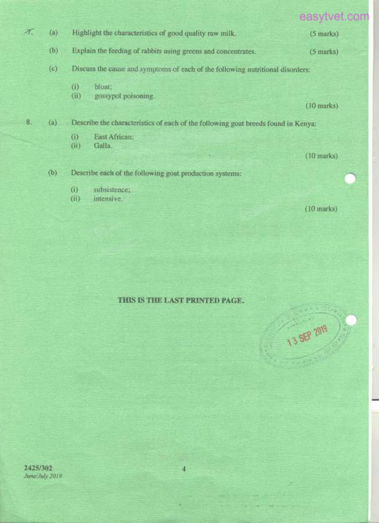 Animal Production 1l (2019) — page 4 of 4