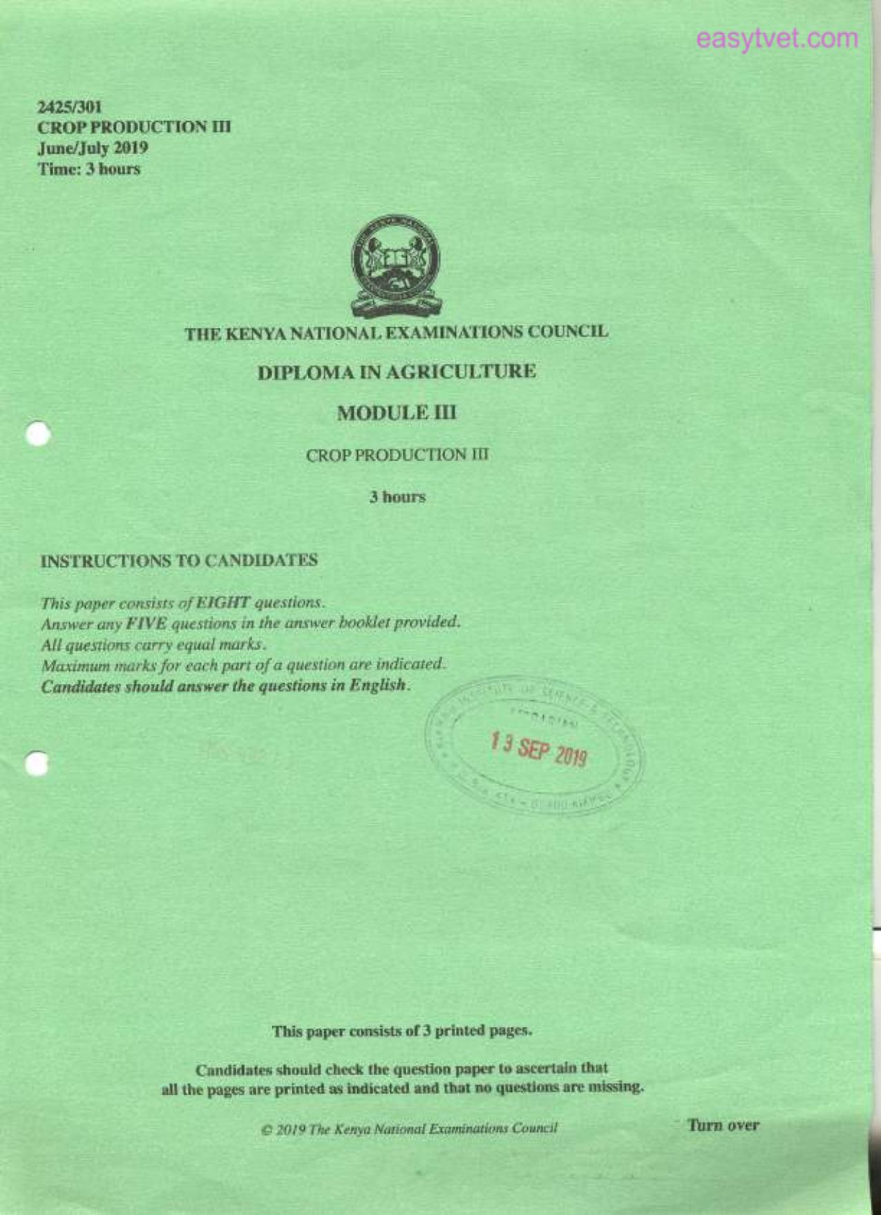 Crop Production Iit (2019) — page 1 of 3