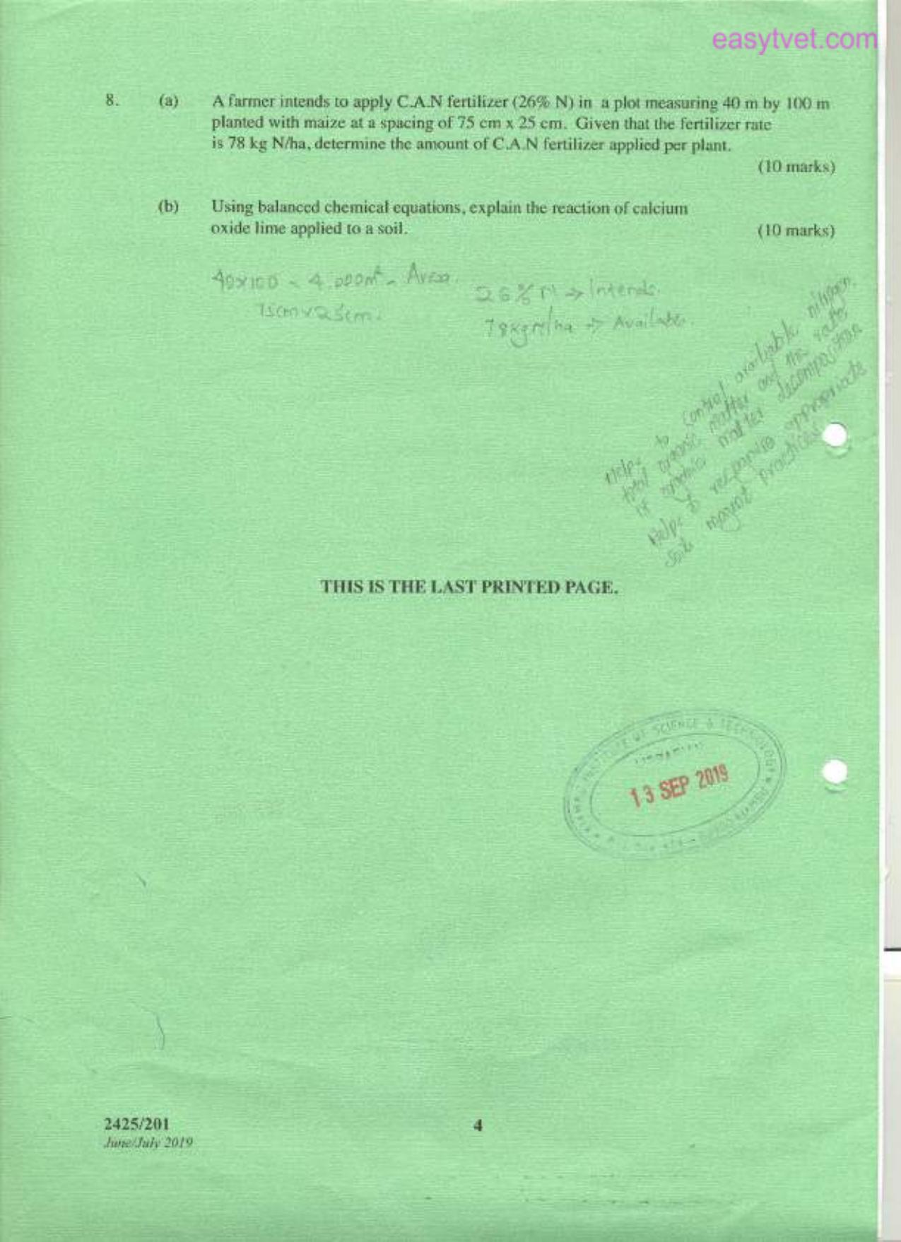 Crop Production 11, Soil Fertility and Plant Nutrition (2019) — page 4 of 4