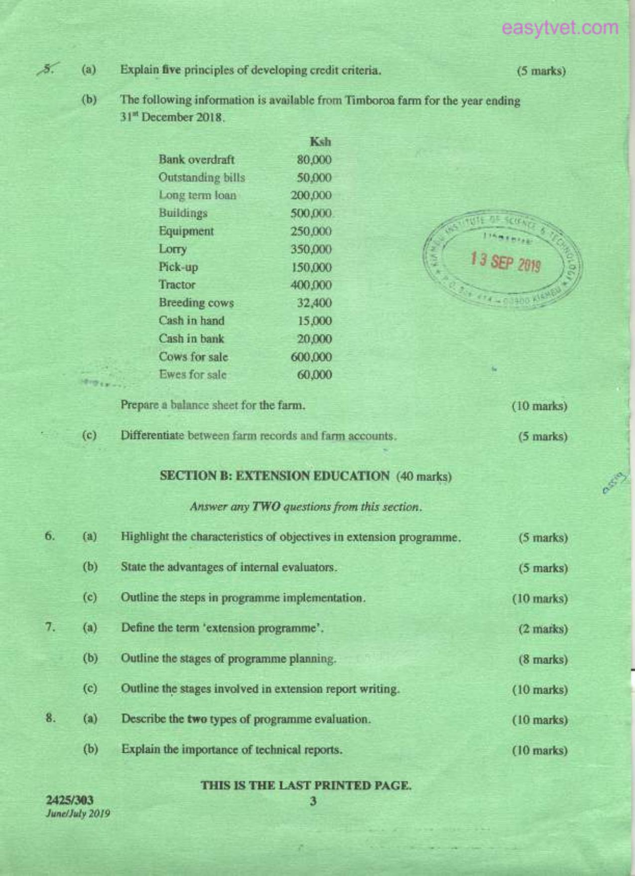 Farm Business Management and Extension Education (2019) — page 3 of 3