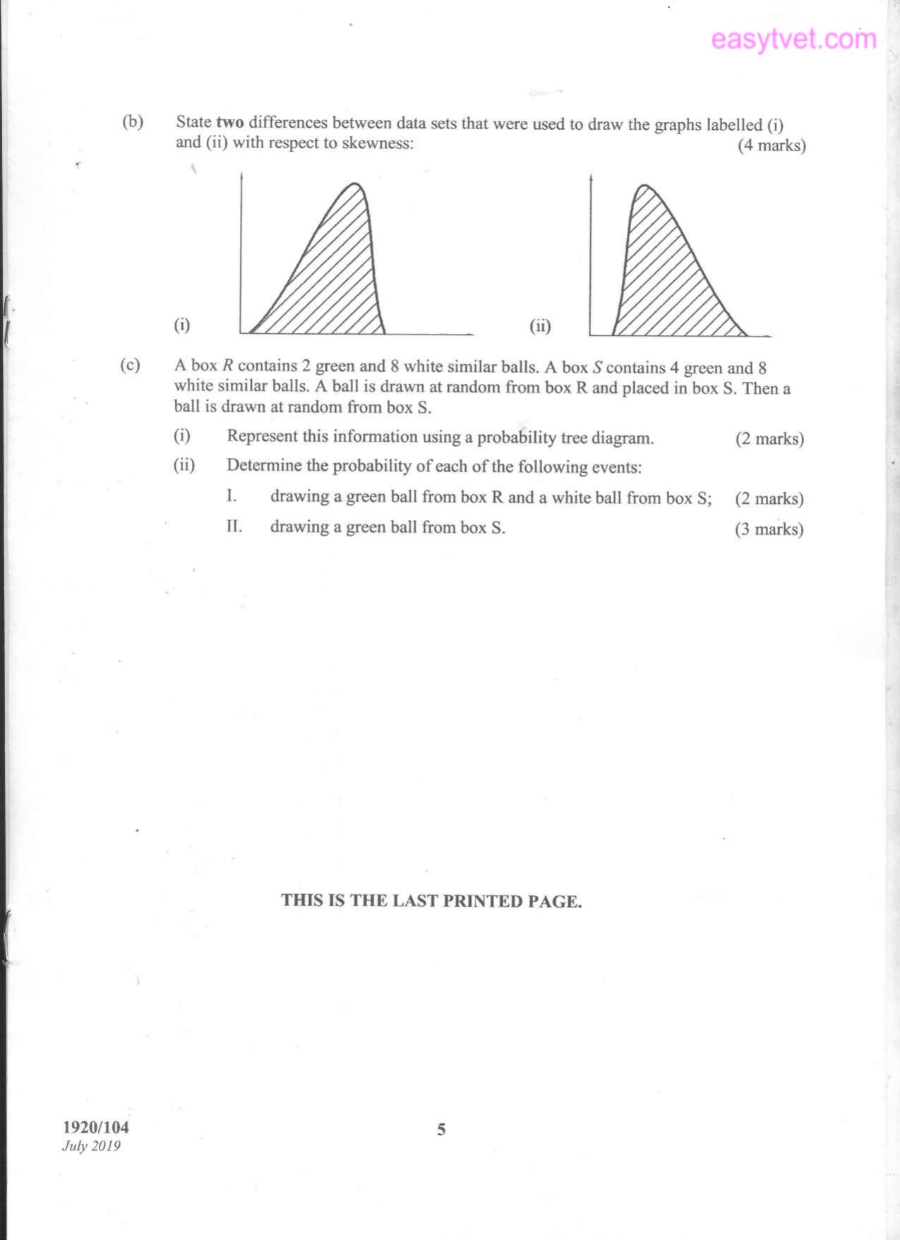 Mathematics (2019) — page 5 of 5