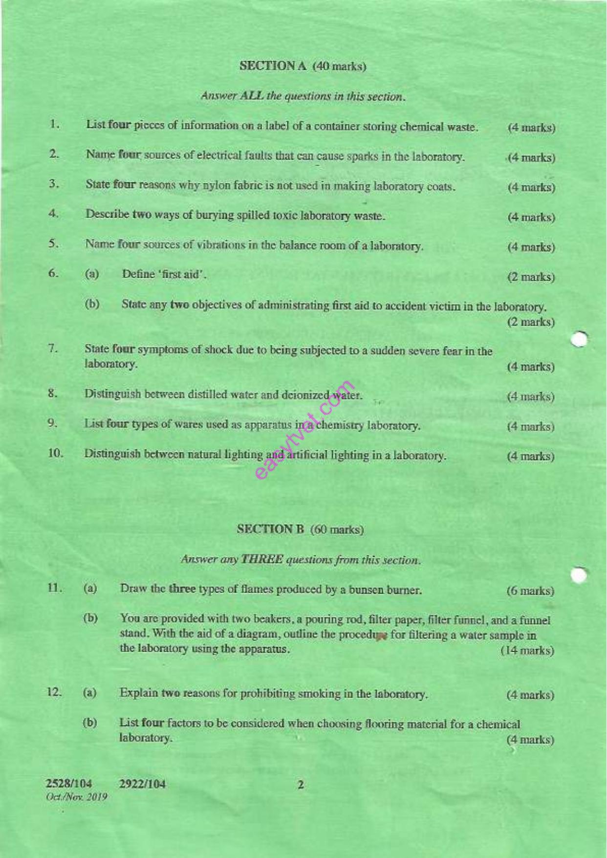 Environmental Laboratory Practice (2019) — page 2 of 3