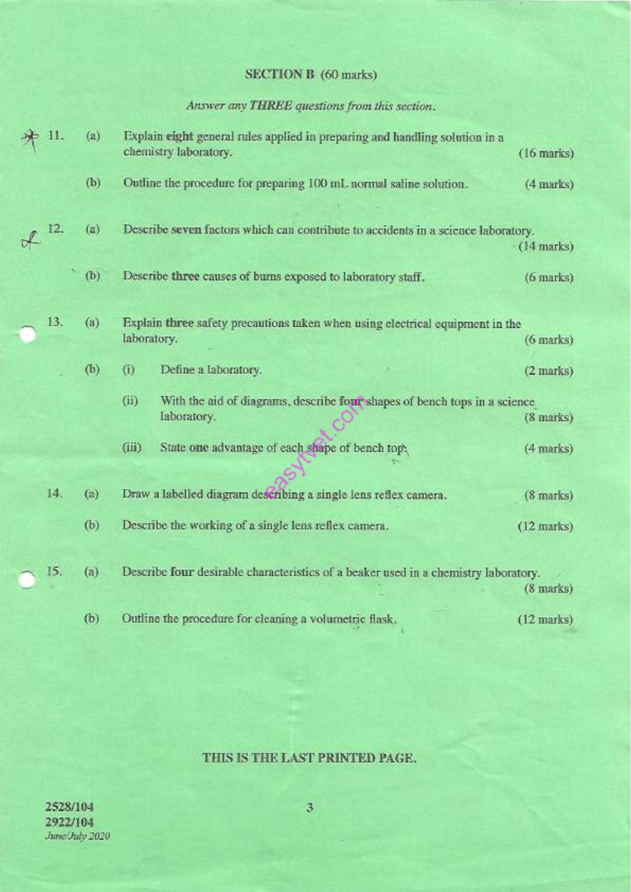 Environmental Laboratory Practice (2020) — page 3 of 3