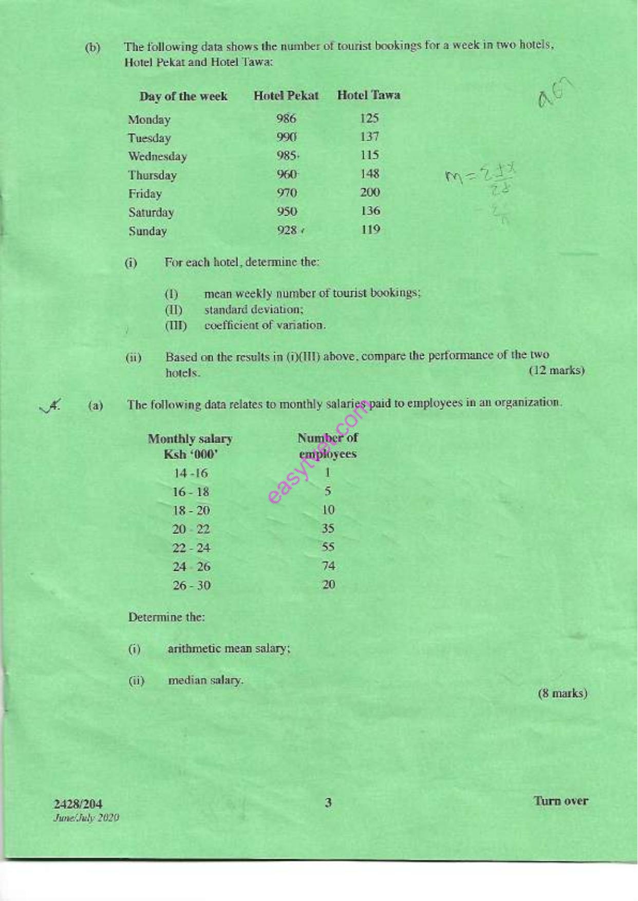 Statistics (2020) — page 3 of 6