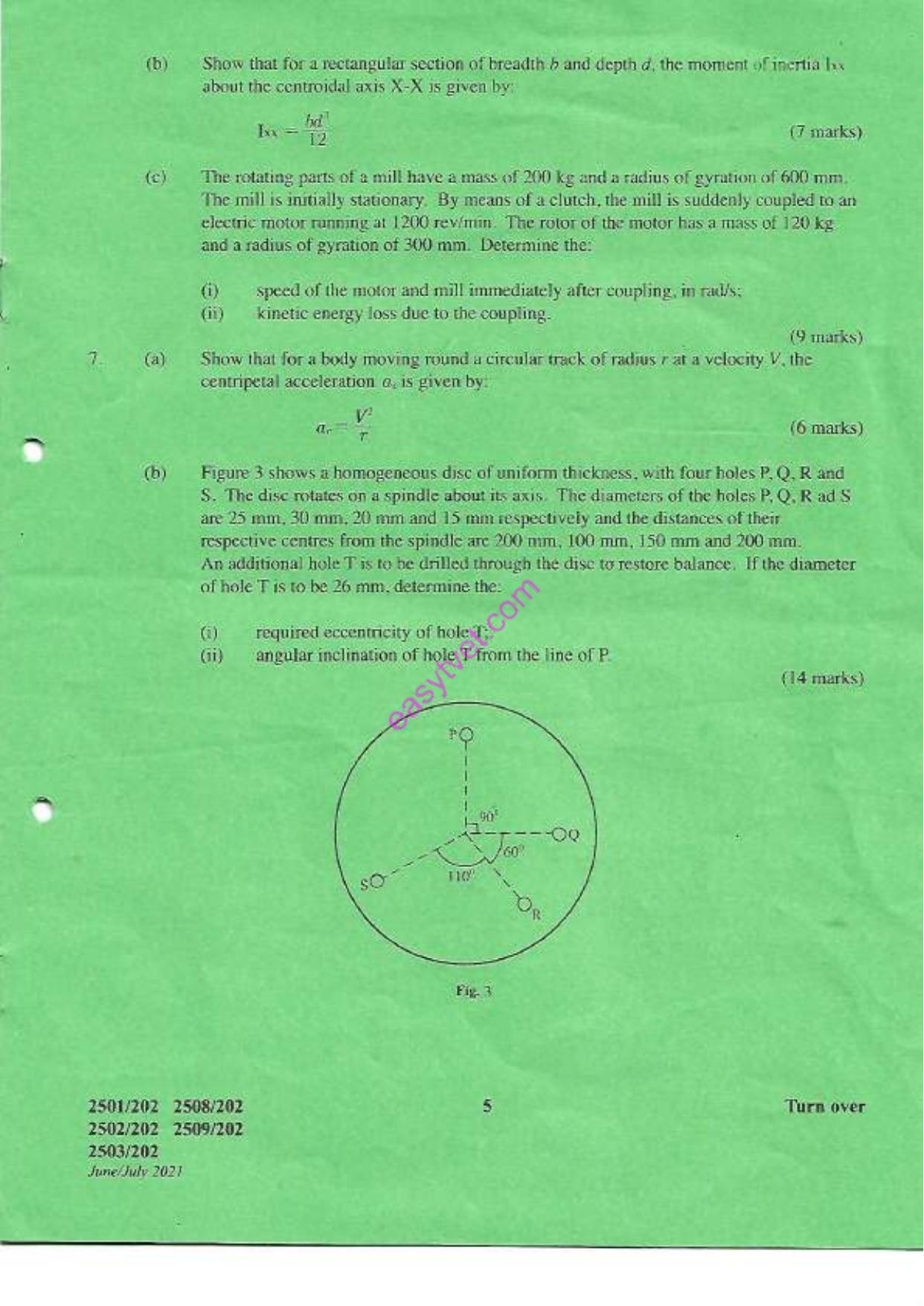 Strength of Materials and Mechanics of Machines (2021) — page 4 of 5