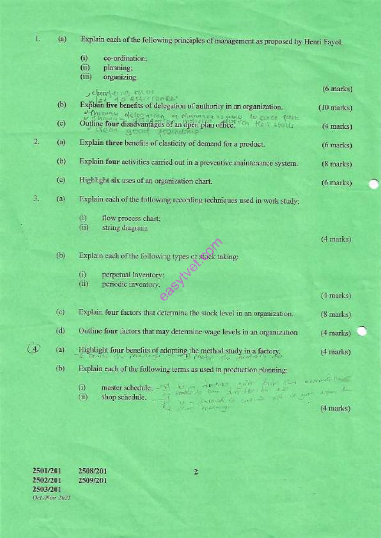 Diploma in Construction Plant Engineering (2021) — page 2 of 4
