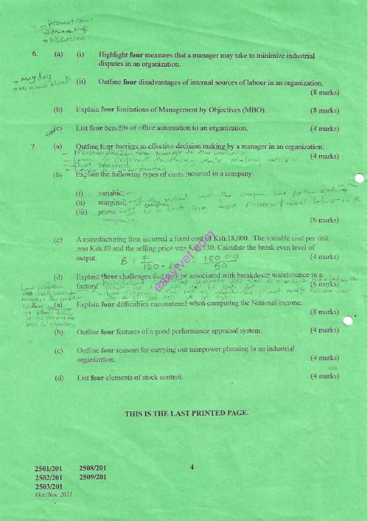Diploma in Construction Plant Engineering (2021) — page 4 of 4