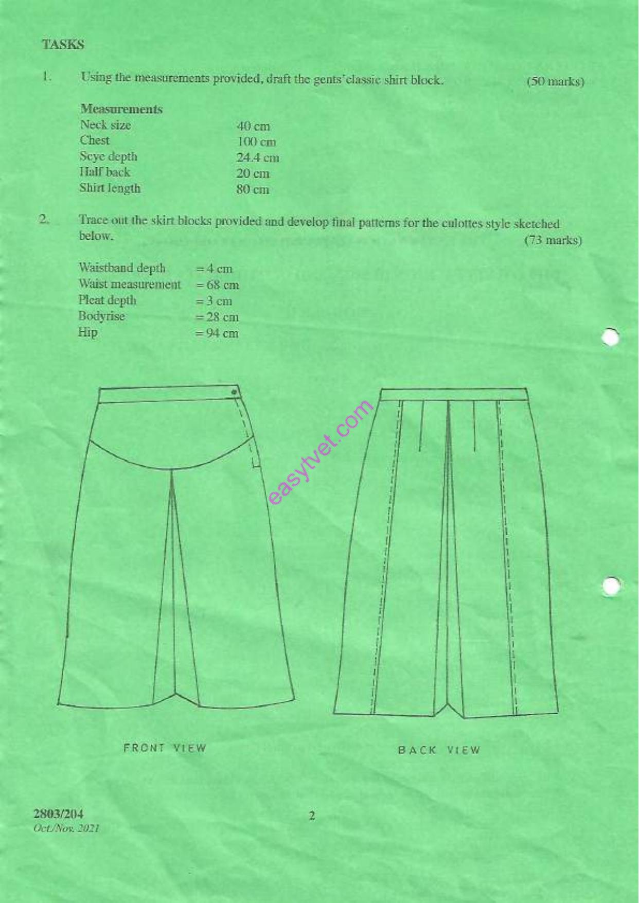 Pattern Construction It and Grading Technioues T Practical (2021) — page 2 of 4
