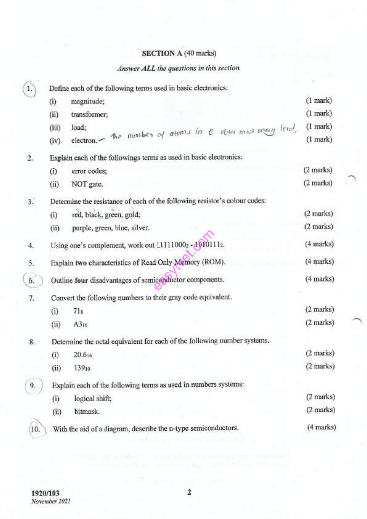 Basic Electronics (2021) — page 2 of 4