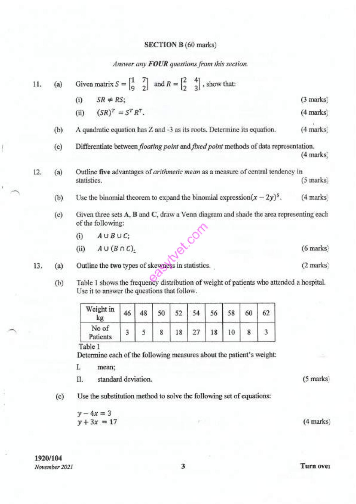 Mathematics (2021) — page 3 of 4
