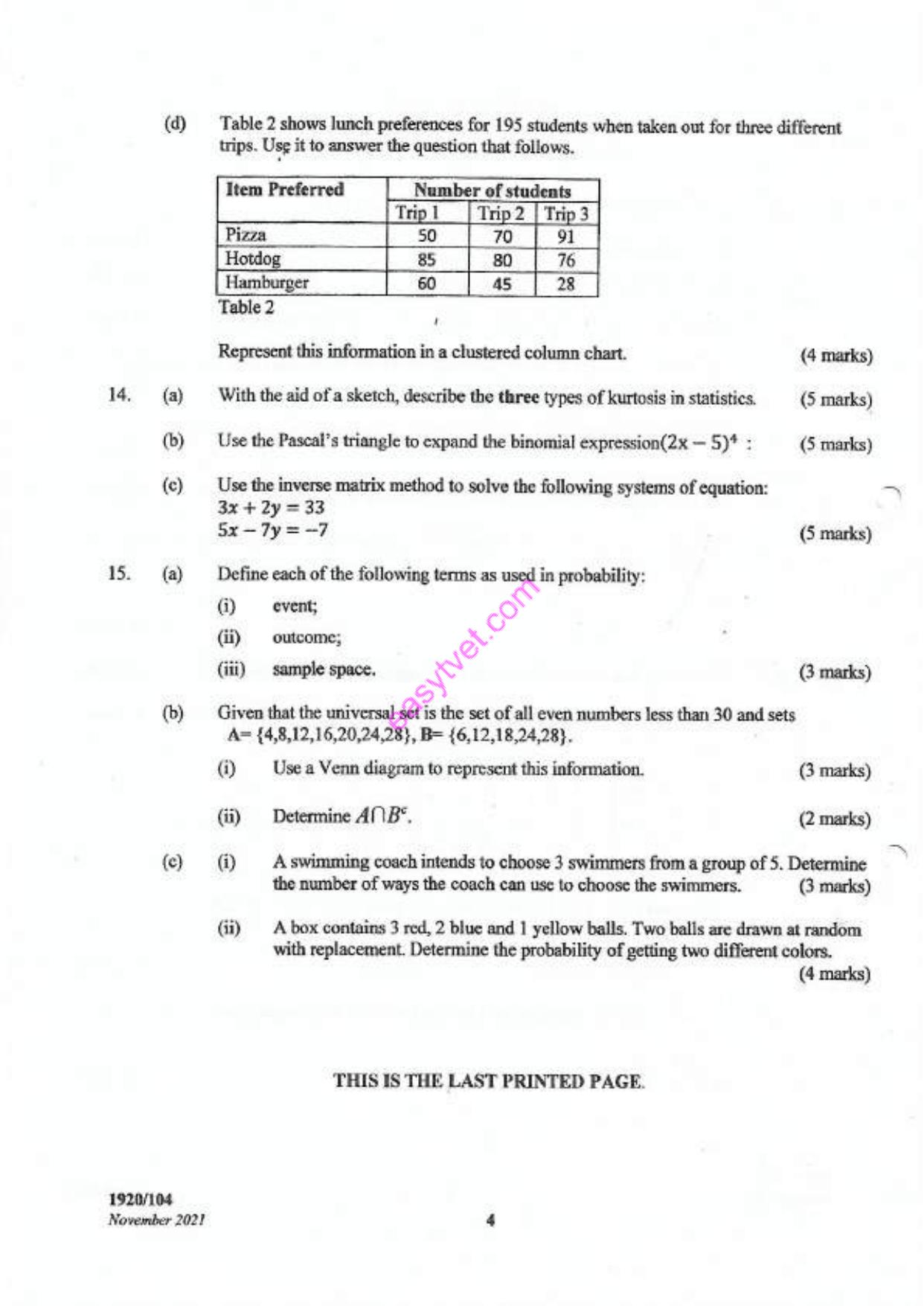 Mathematics (2021) — page 4 of 4