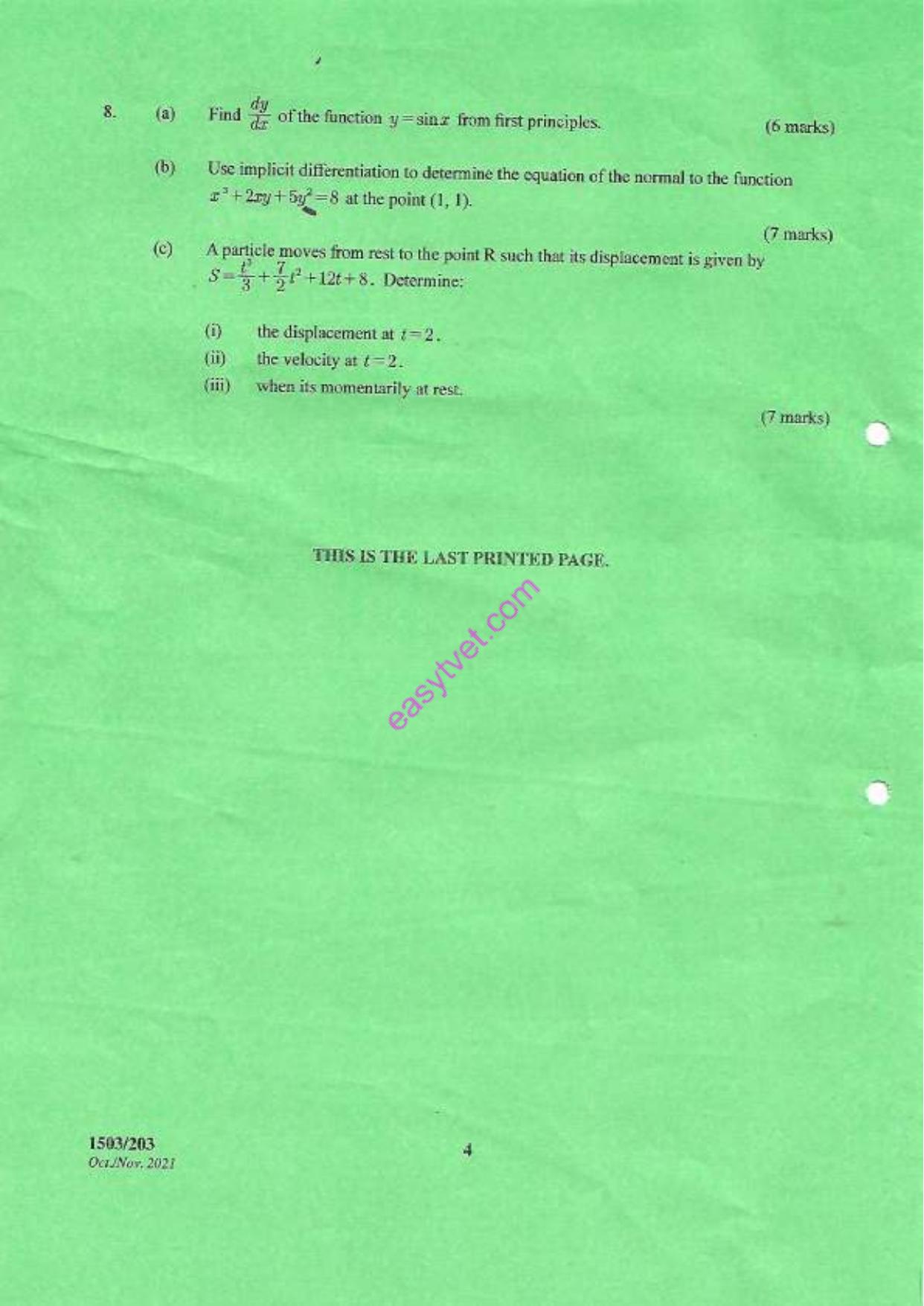 Mathematics T — page 4 of 4