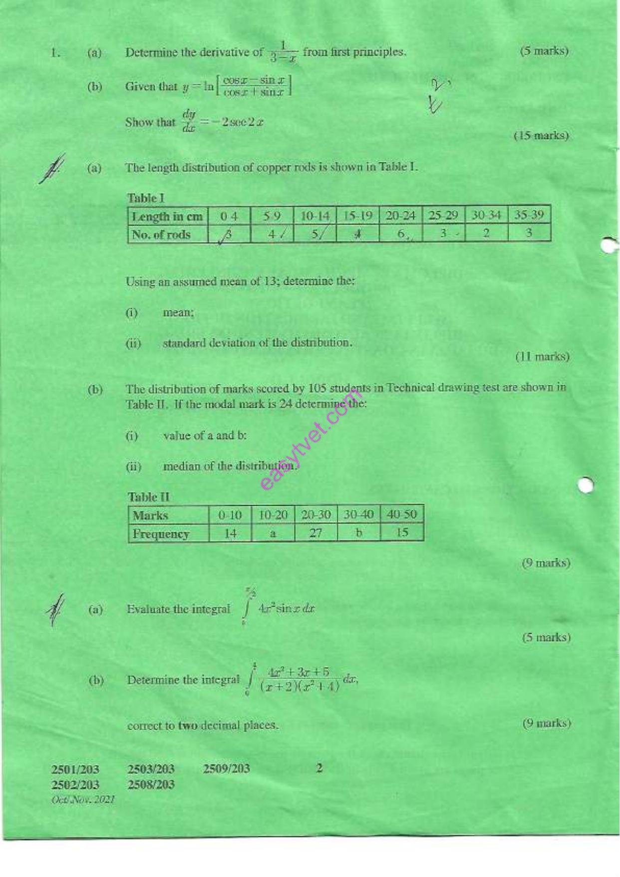Diploma in Construction Plant Engineering (2021) — page 2 of 5