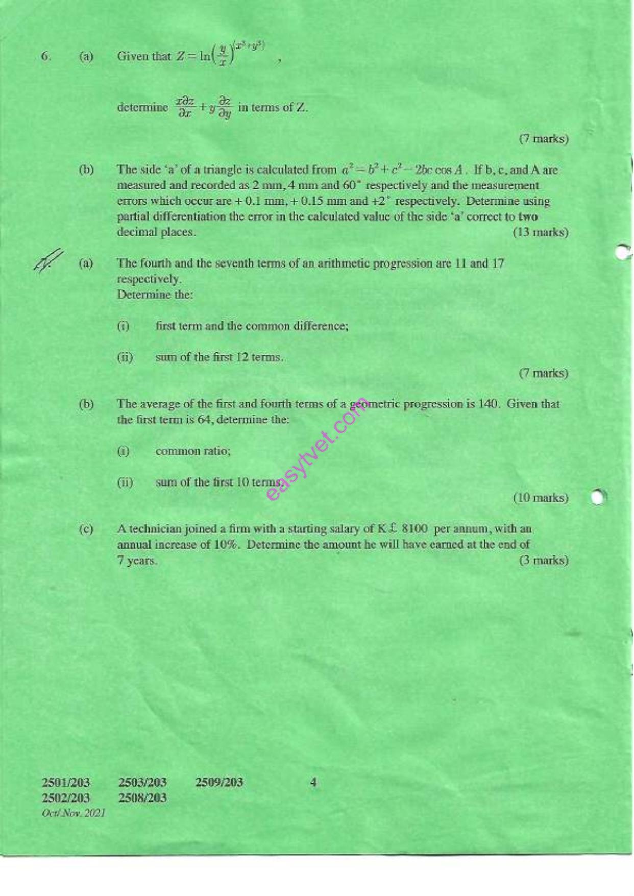 Diploma in Construction Plant Engineering (2021) — page 4 of 5