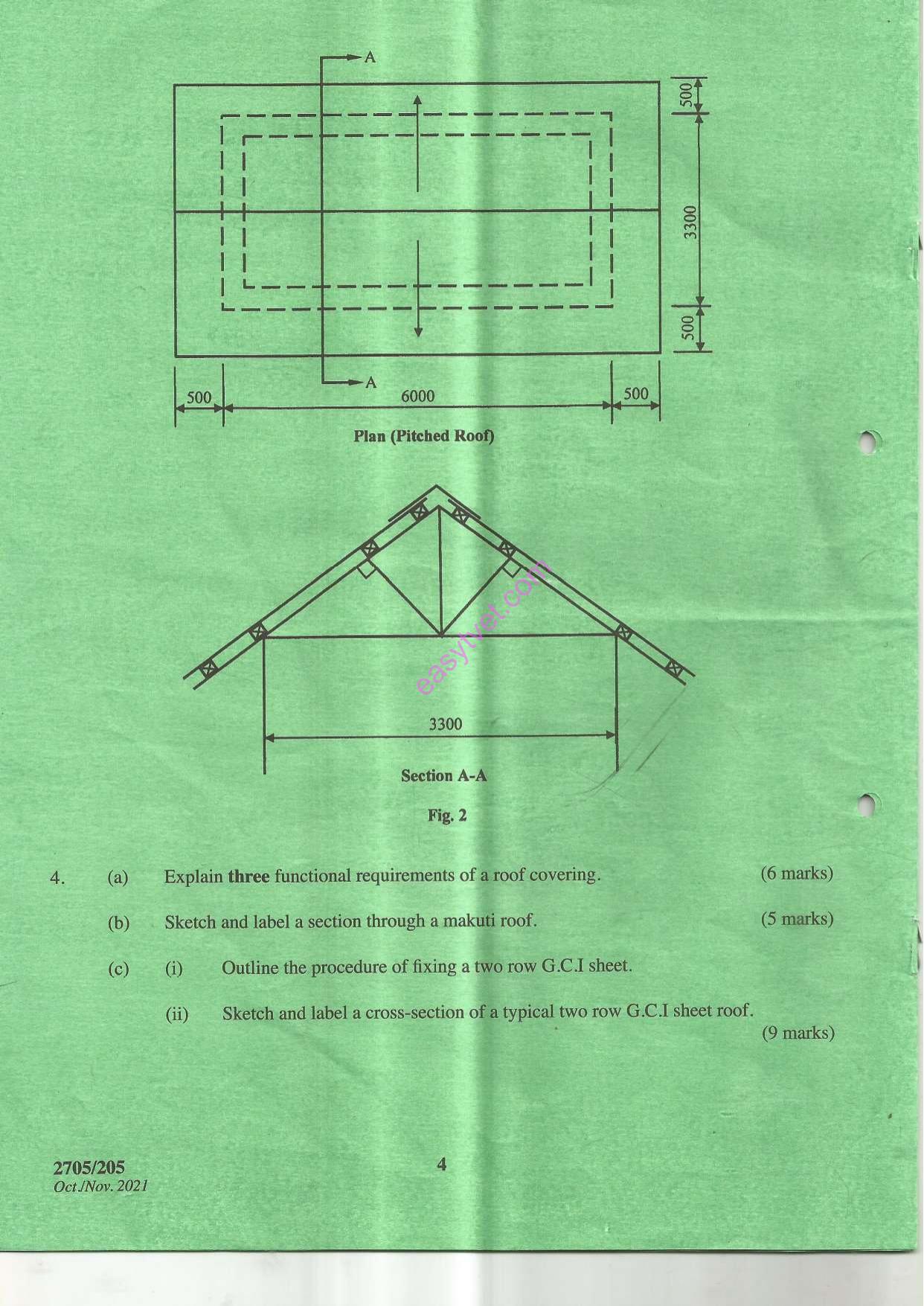 Building Construction It and Drawing Ii (2021) — page 4 of 8