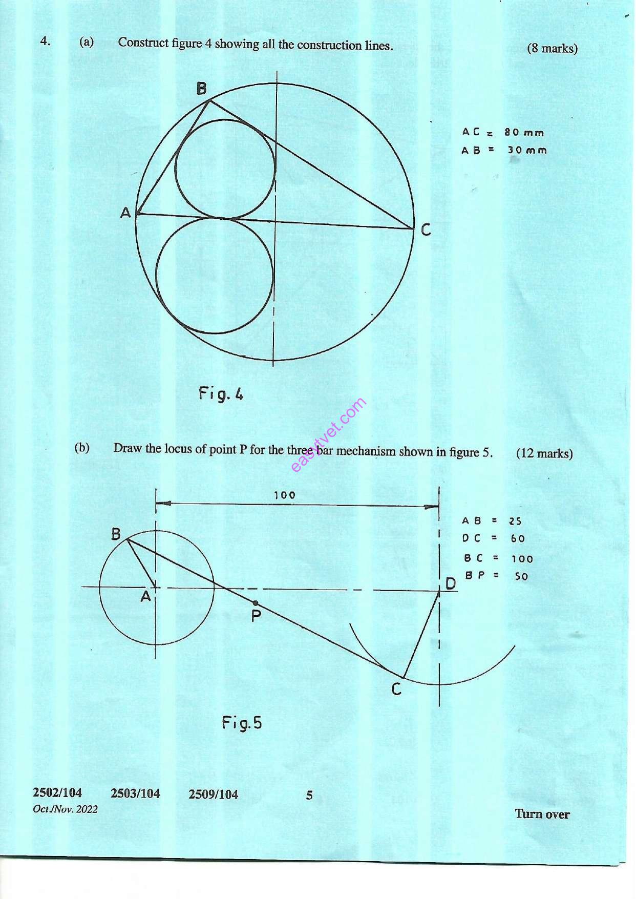 Engineering Drawing I (2022) — page 5 of 7
