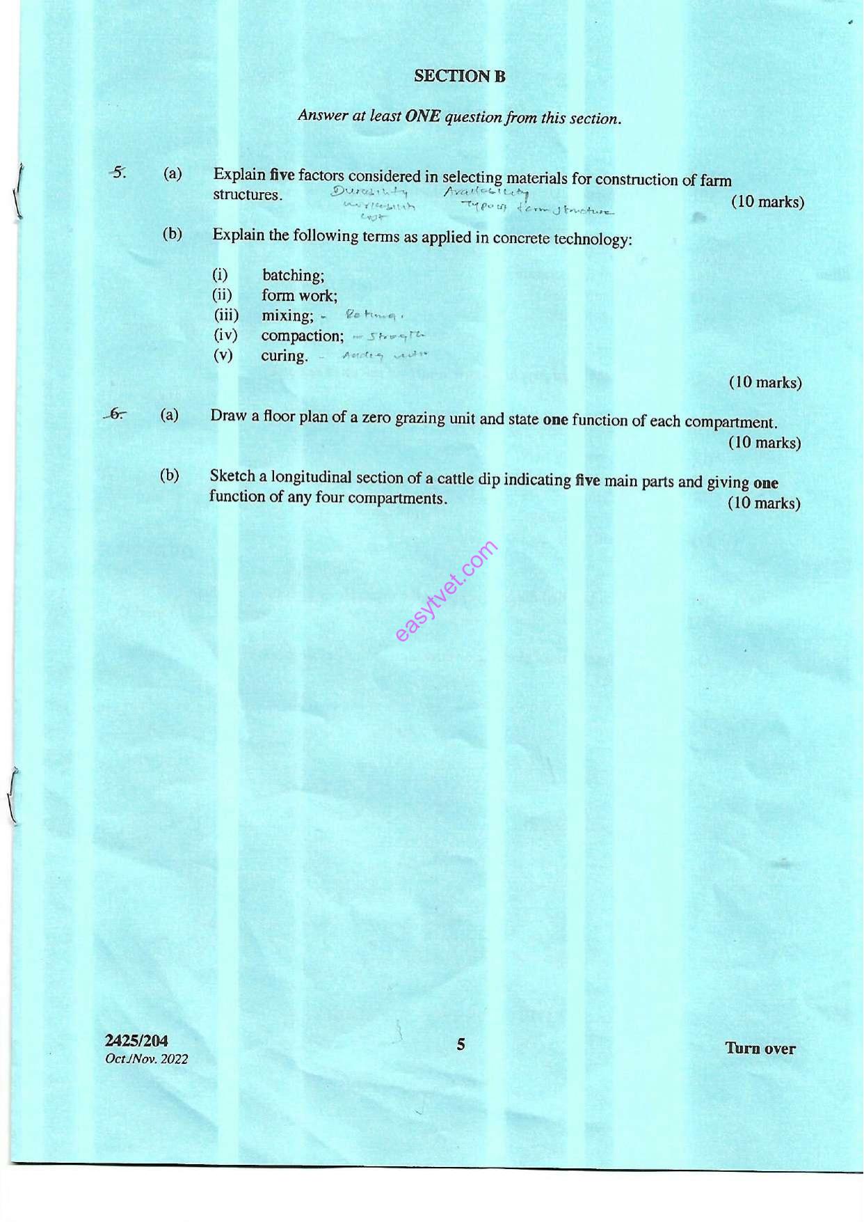 Agricultural Engineering Ii (2022) — page 5 of 7