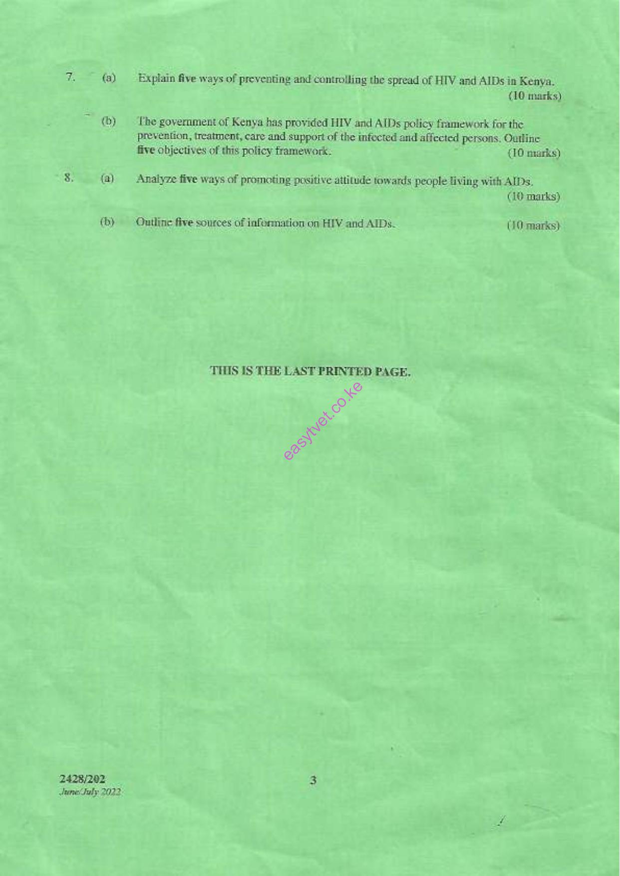 Resqlrce Management, Hiviairs and Other Pandemics (2022) — page 3 of 3