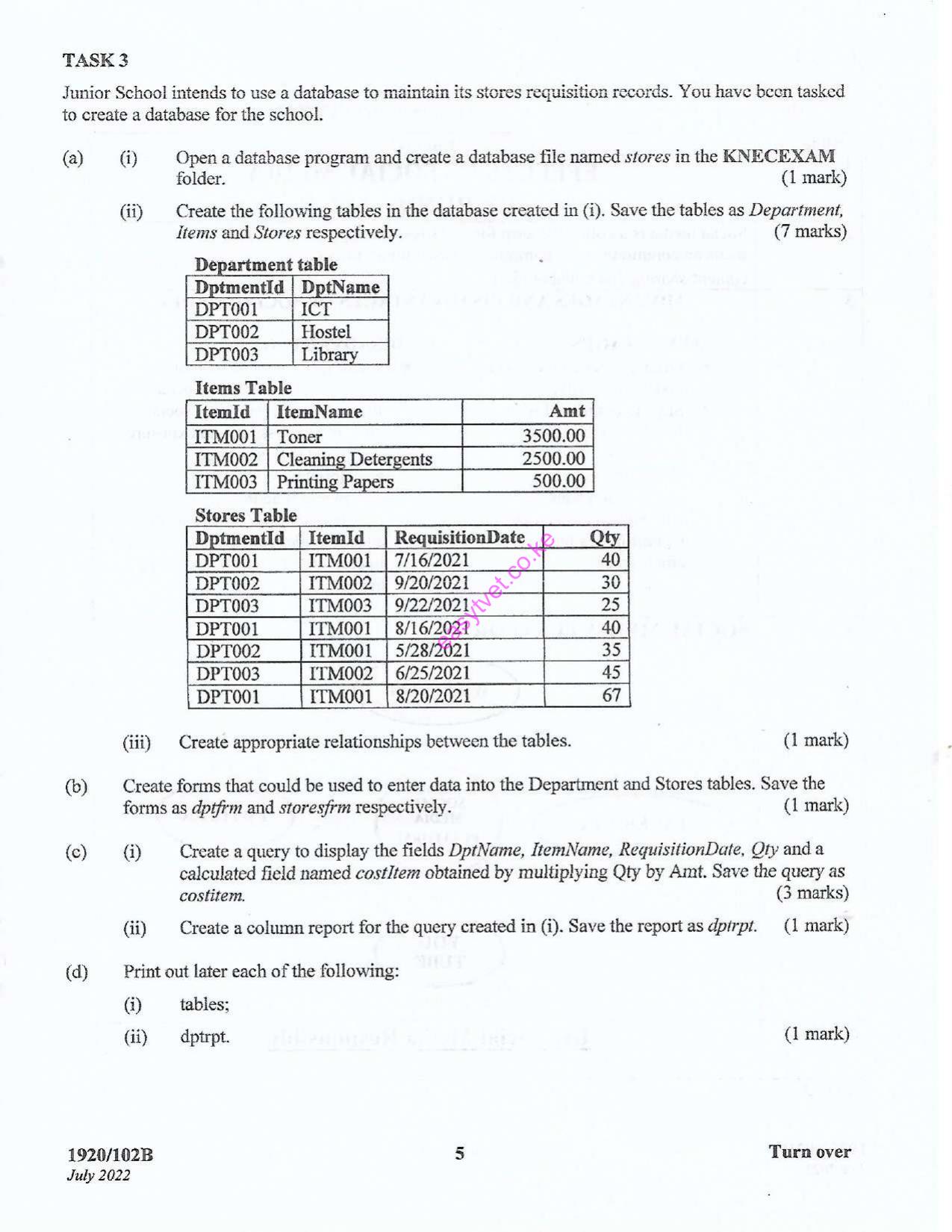 Computer Applications I (practical (2022) — page 4 of 6