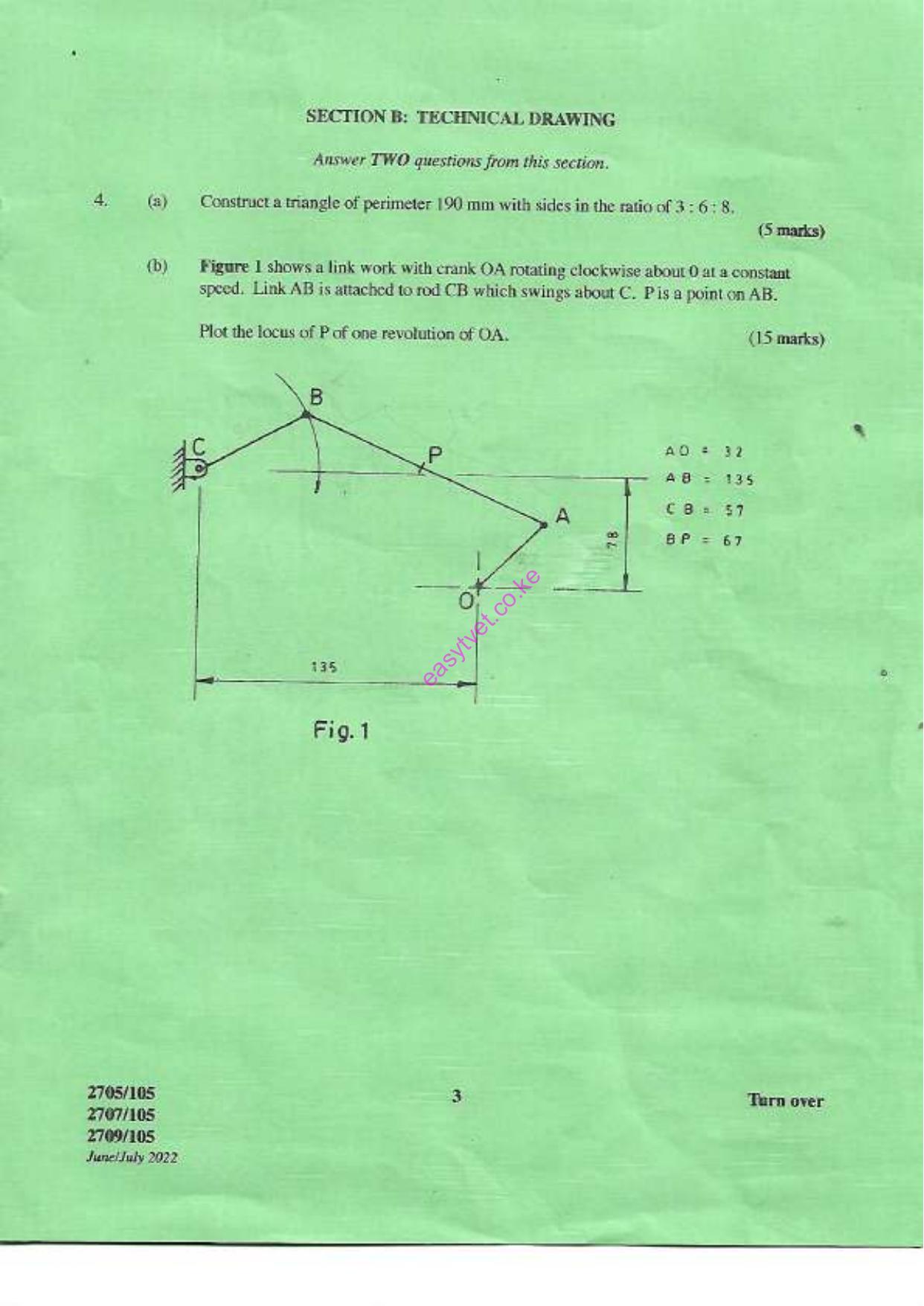 Bullding Constructhon 1, Techntcal Drawing and Construction Plant (2022) — page 3 of 7