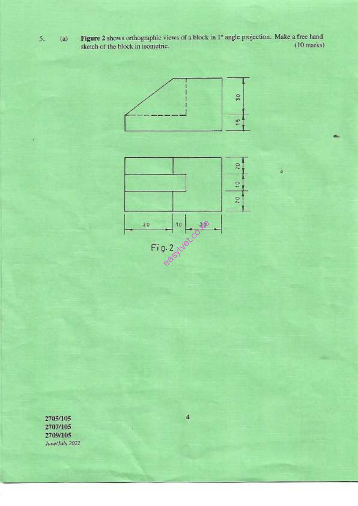 Bullding Constructhon 1, Techntcal Drawing and Construction Plant (2022) — page 4 of 7