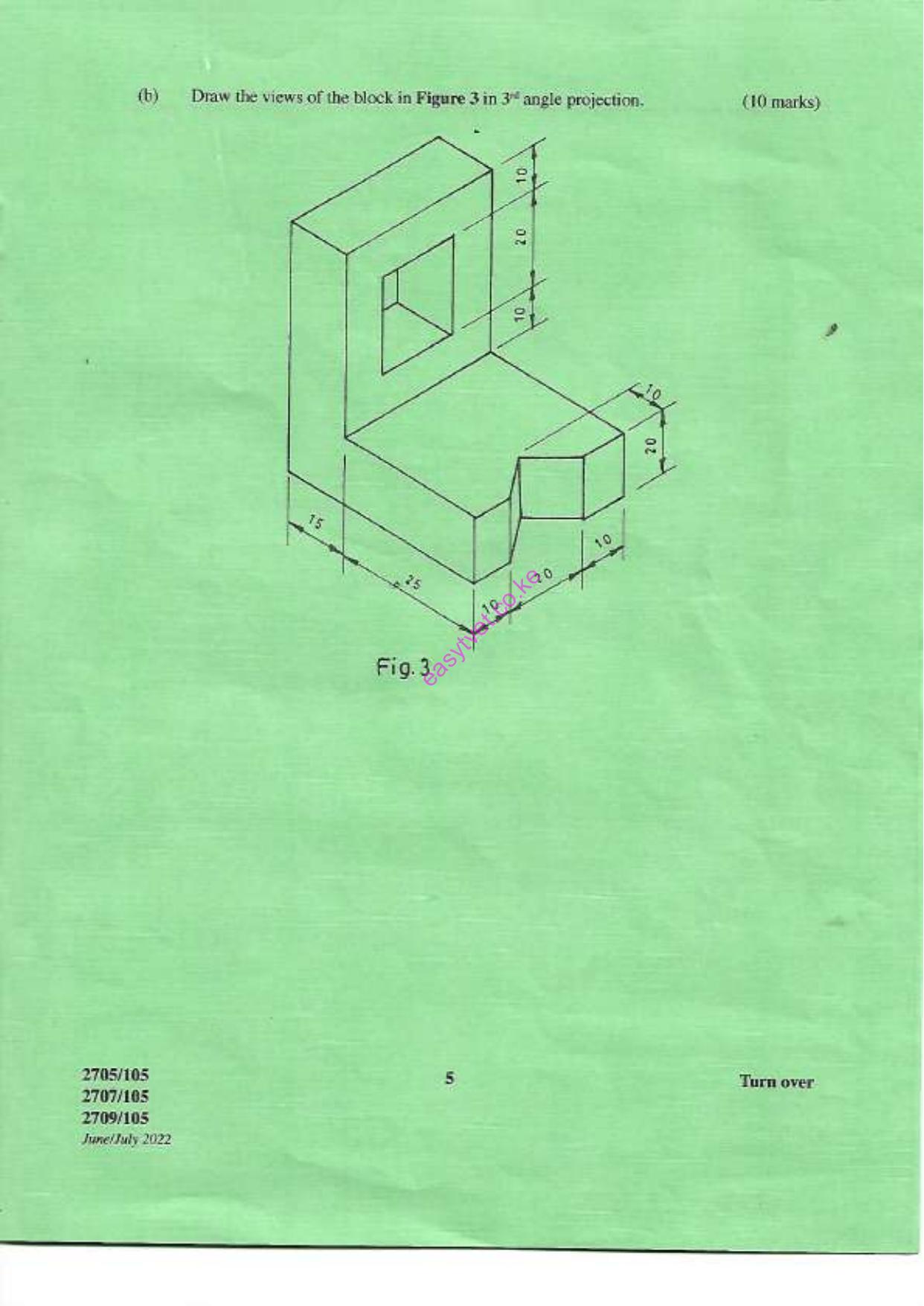 Bullding Constructhon 1, Techntcal Drawing and Construction Plant (2022) — page 5 of 7