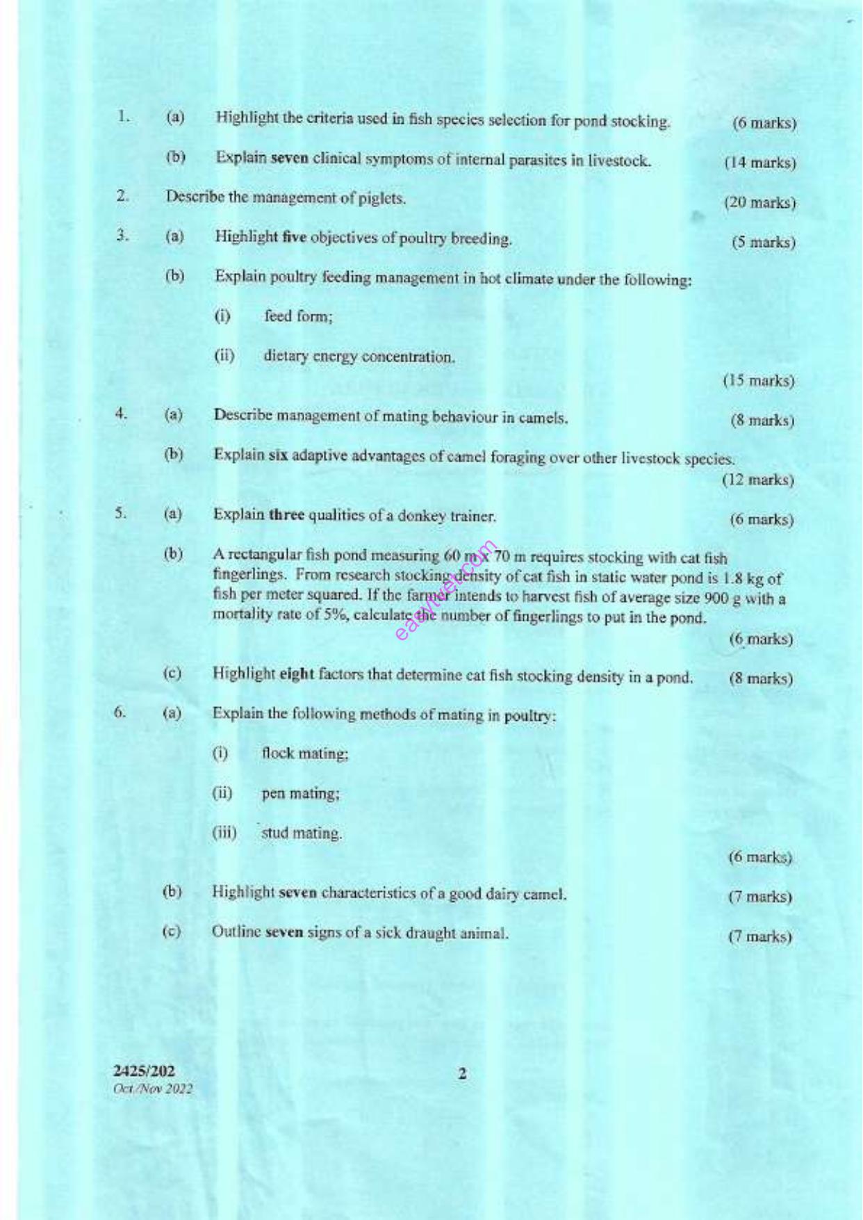 Animal Production 11 (2022) — page 2 of 3