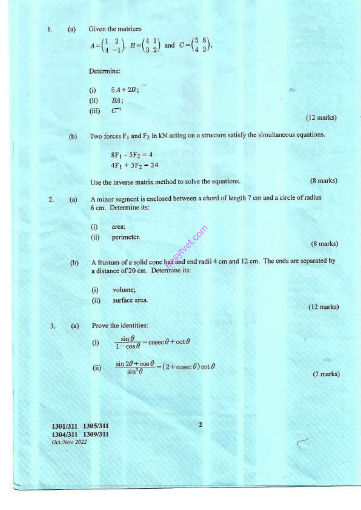 Mathematics (2022) — page 2 of 5