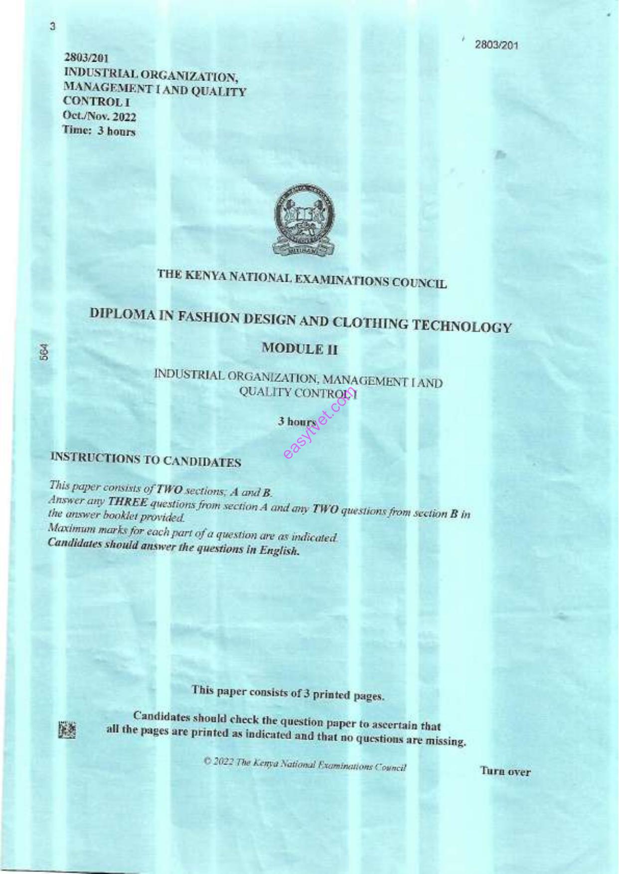 Industrial Organization, Managem Ent and (2022) — page 1 of 3