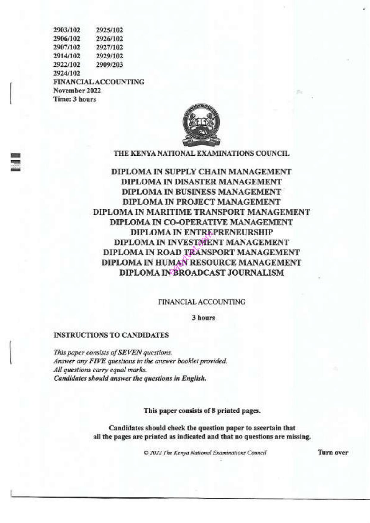 Financial Accounting (2022) — page 1 of 8