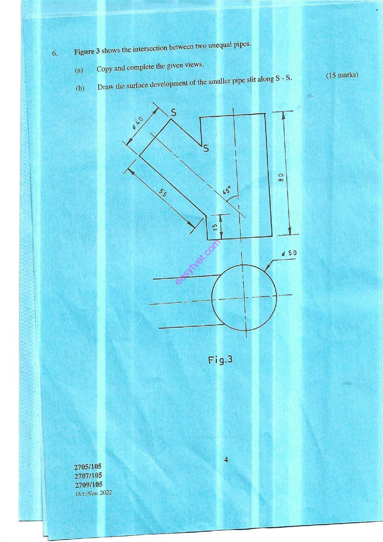Building Construction I, Technical Drawing and Construction Plant (2022) — page 4 of 5