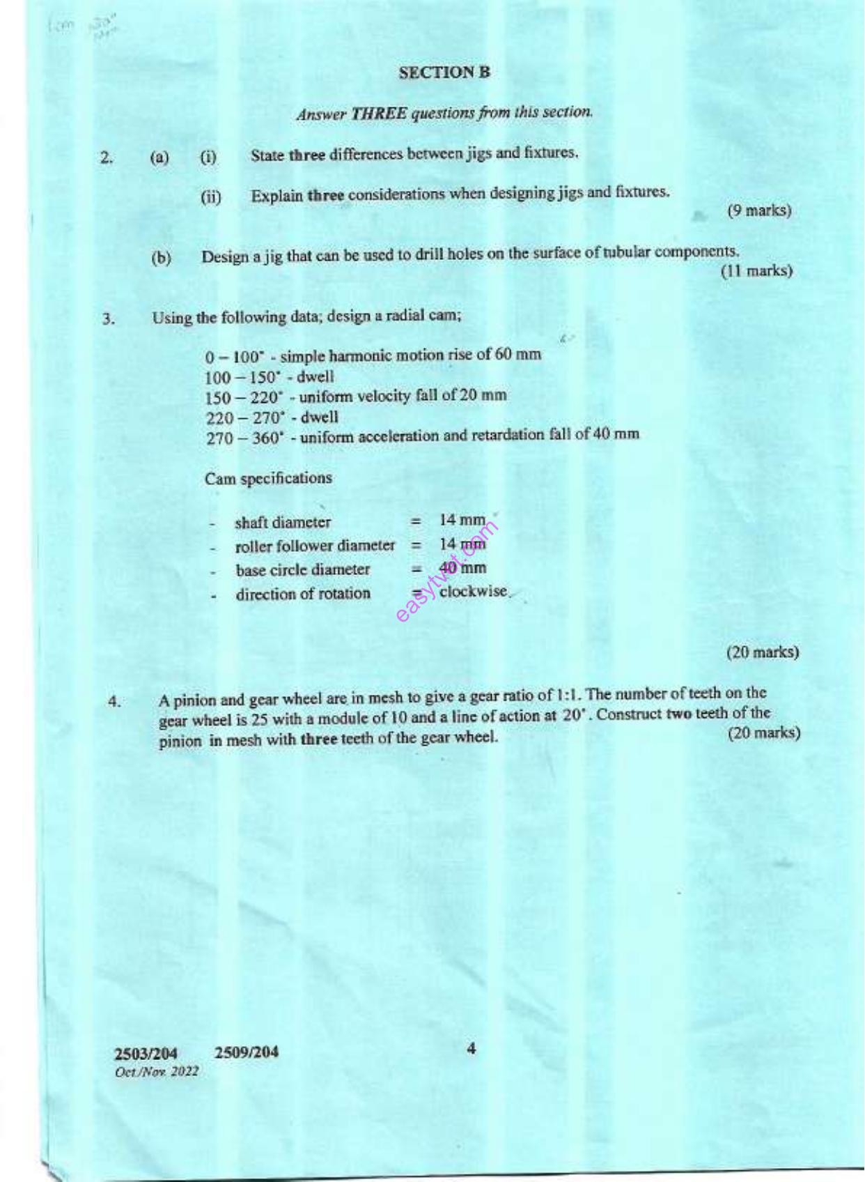 Diploma in Mechanical Engineering (2022) — page 4 of 5