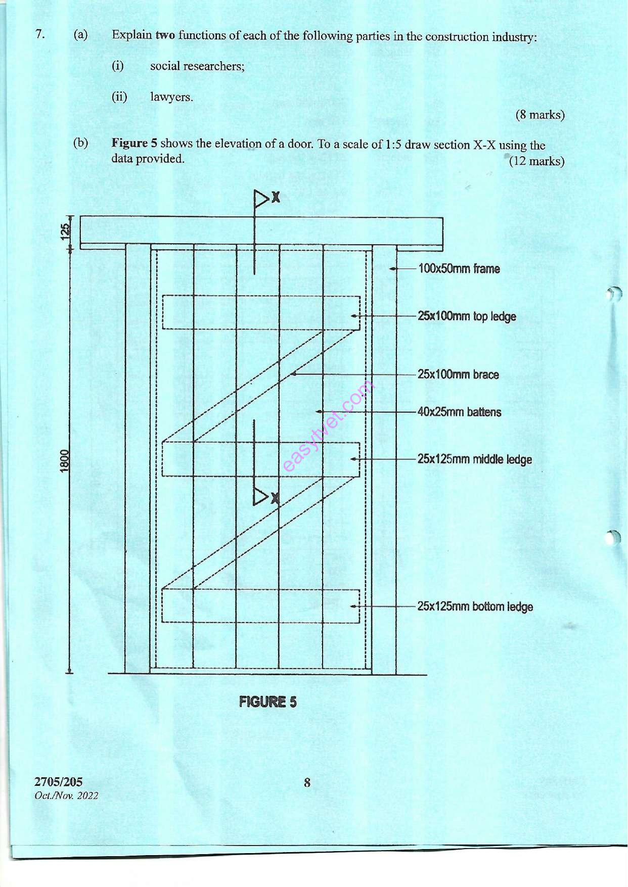 Building Construction Ii and Drawing Ii (2022) — page 8 of 9