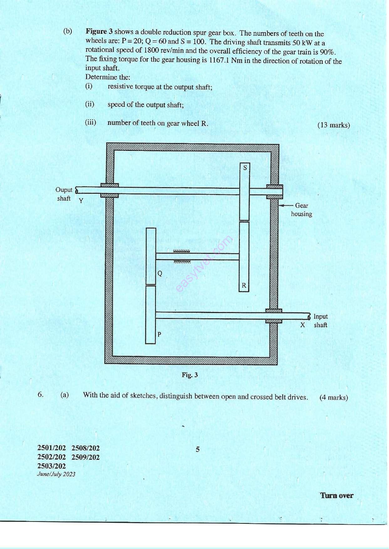 Strength of Materials and Mechanics of Machines (2023) — page 5 of 7