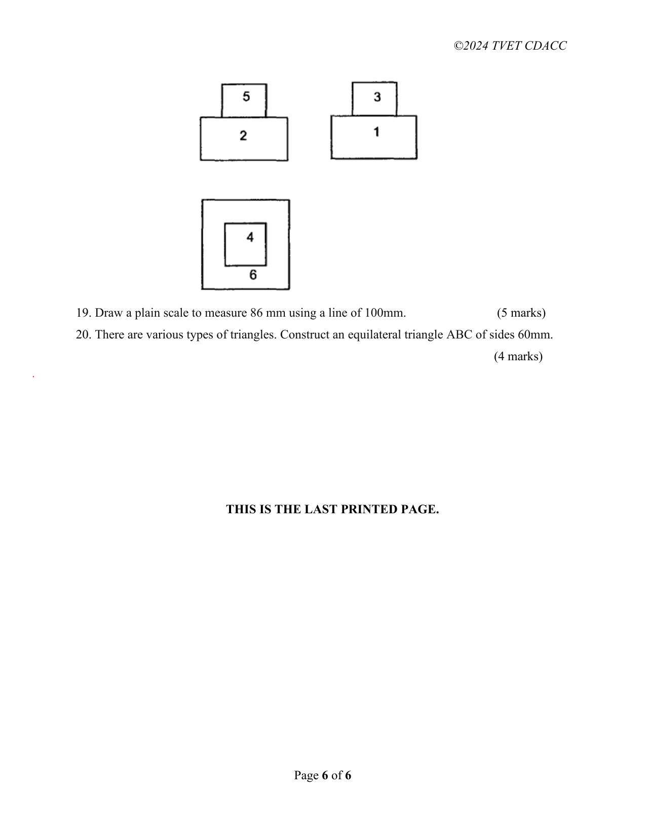 Tvet Curriculum Development, Assessment and Certification (2024) — page 6 of 6