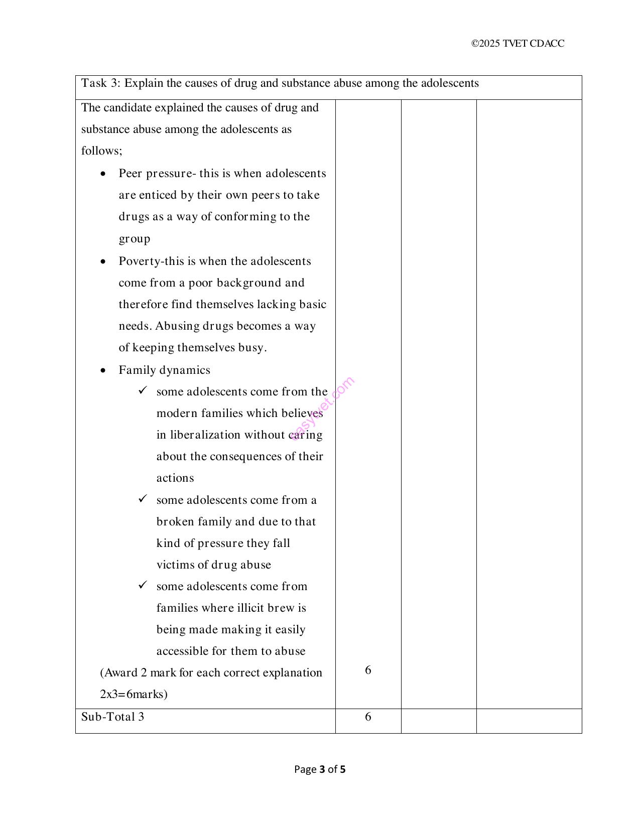 4 Ssessment and Certificationg — page 3 of 5