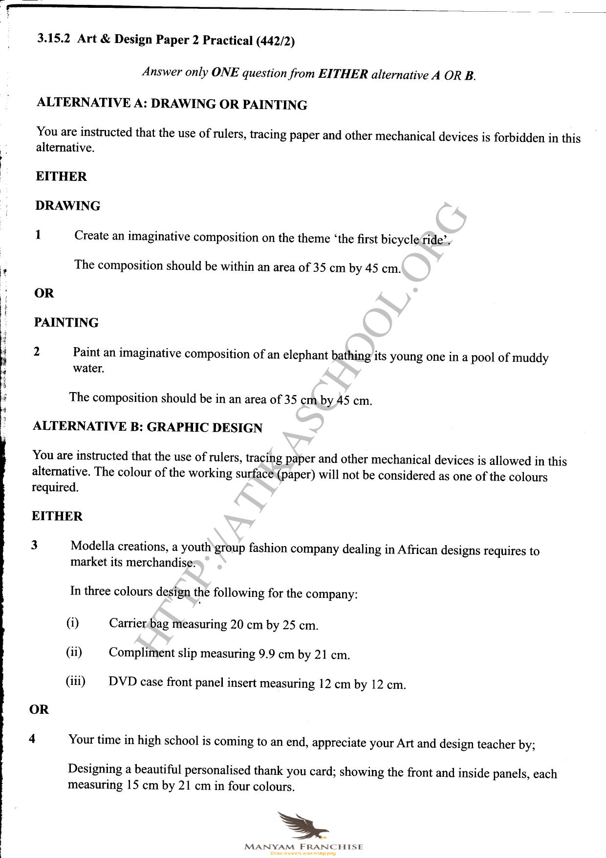 Alternative A Drawing Or Painting — page 1 of 1