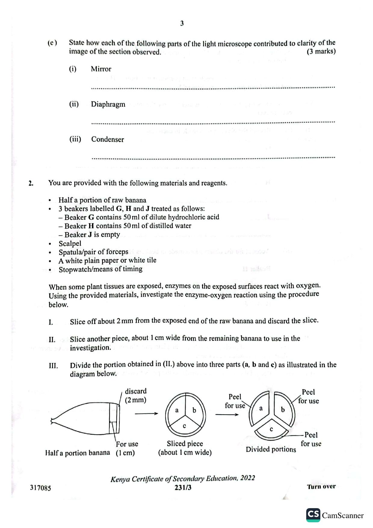 Biology Paper 3 — page 3 of 7