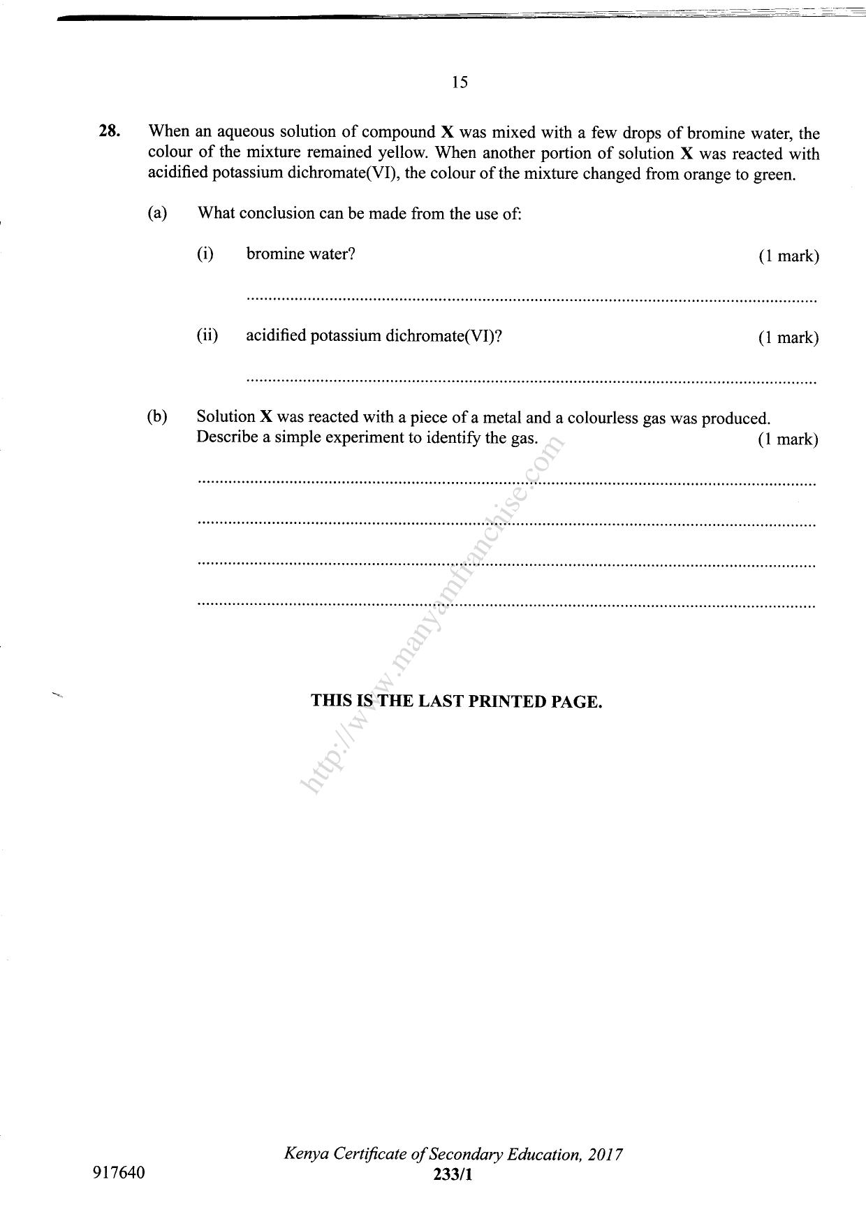 Chemistry (2017) — page 15 of 15