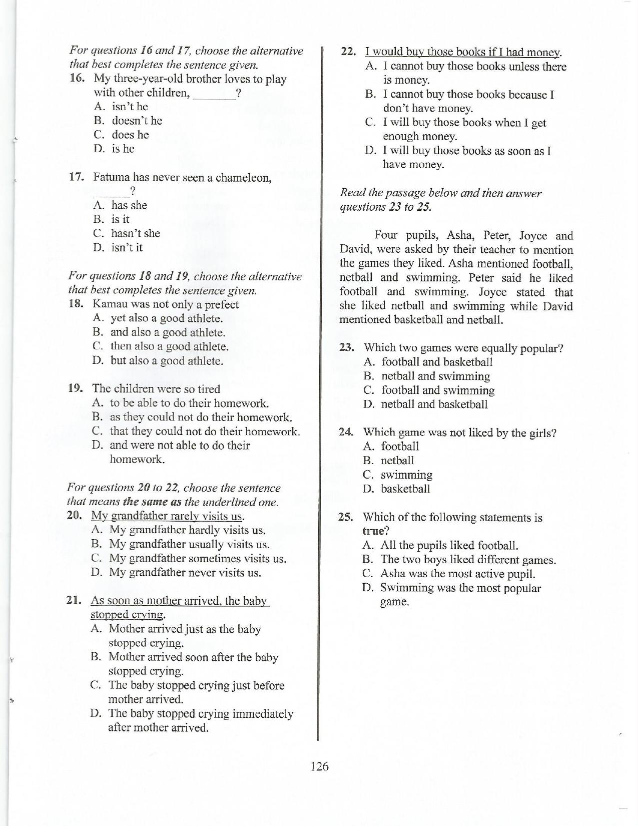 10.1 English Section A Language (2017) — page 3 of 6